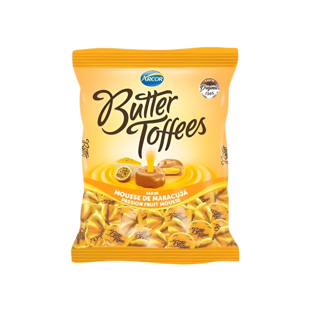 Arcor Bala Butter Toffee Maracuja 100g