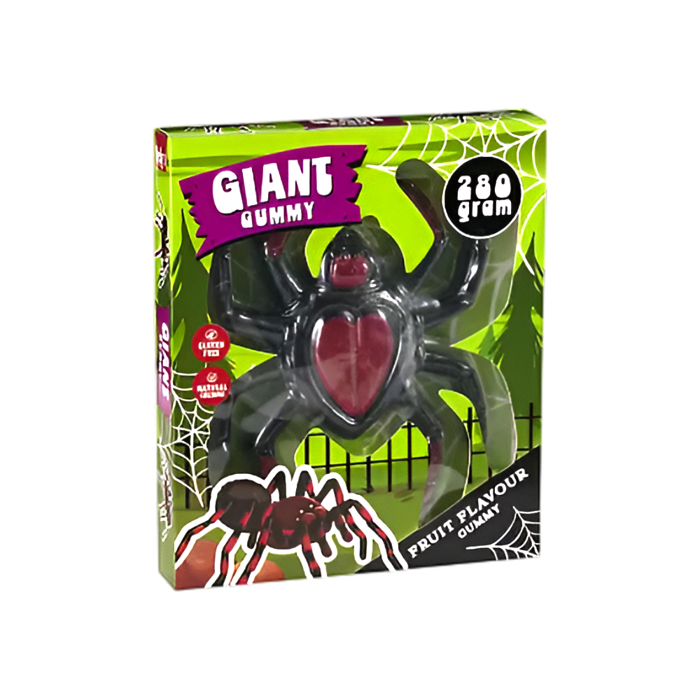Giant Gummy Fruit Flavour Natural Colours 280g
