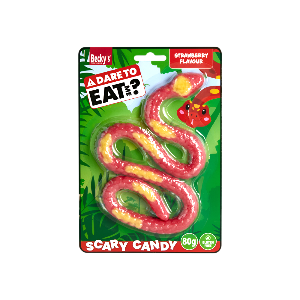 Beckys Scary Candy Snake & Spider Gummies Gluten Free 80g