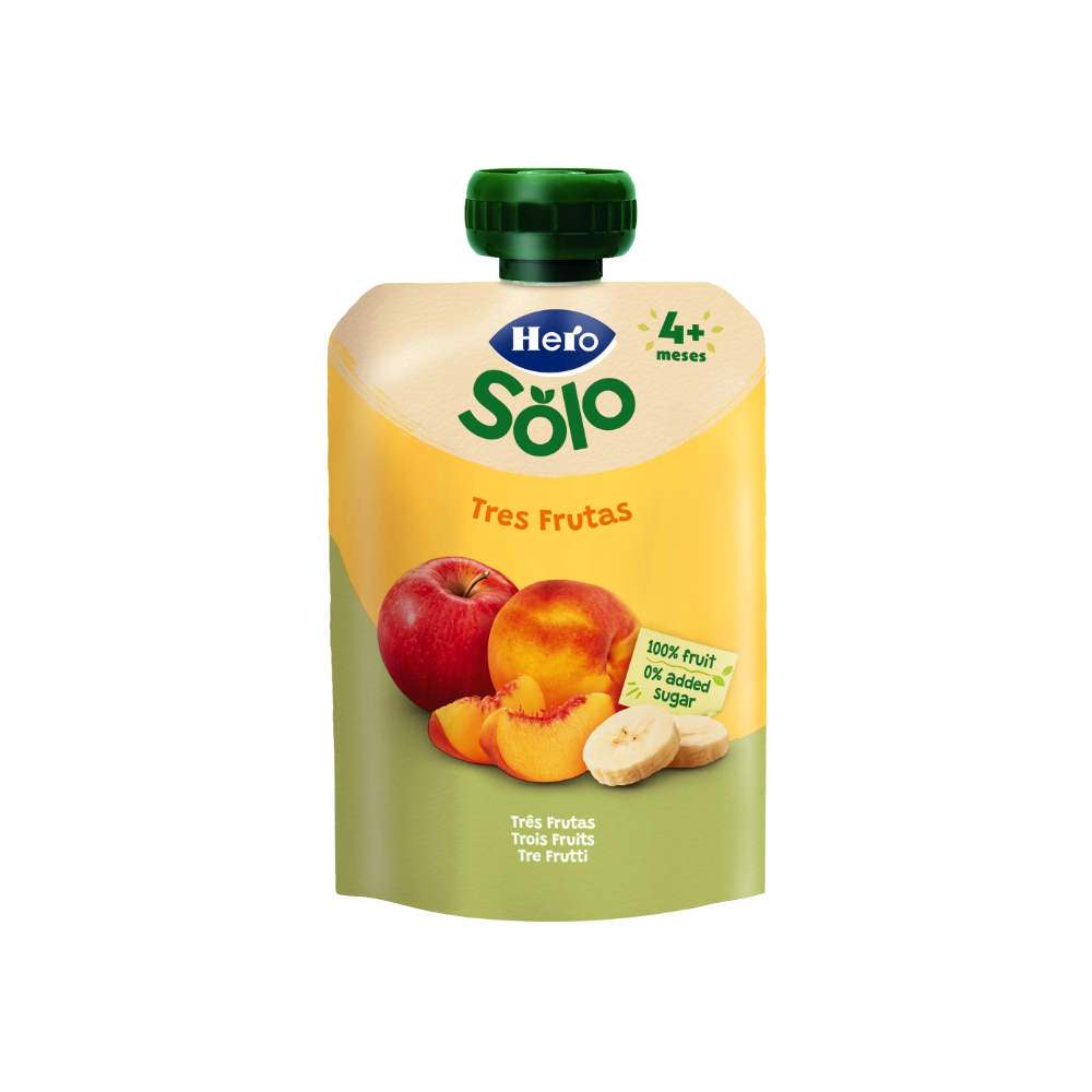 Hero Baby Saqueta Tres Frutos 100g