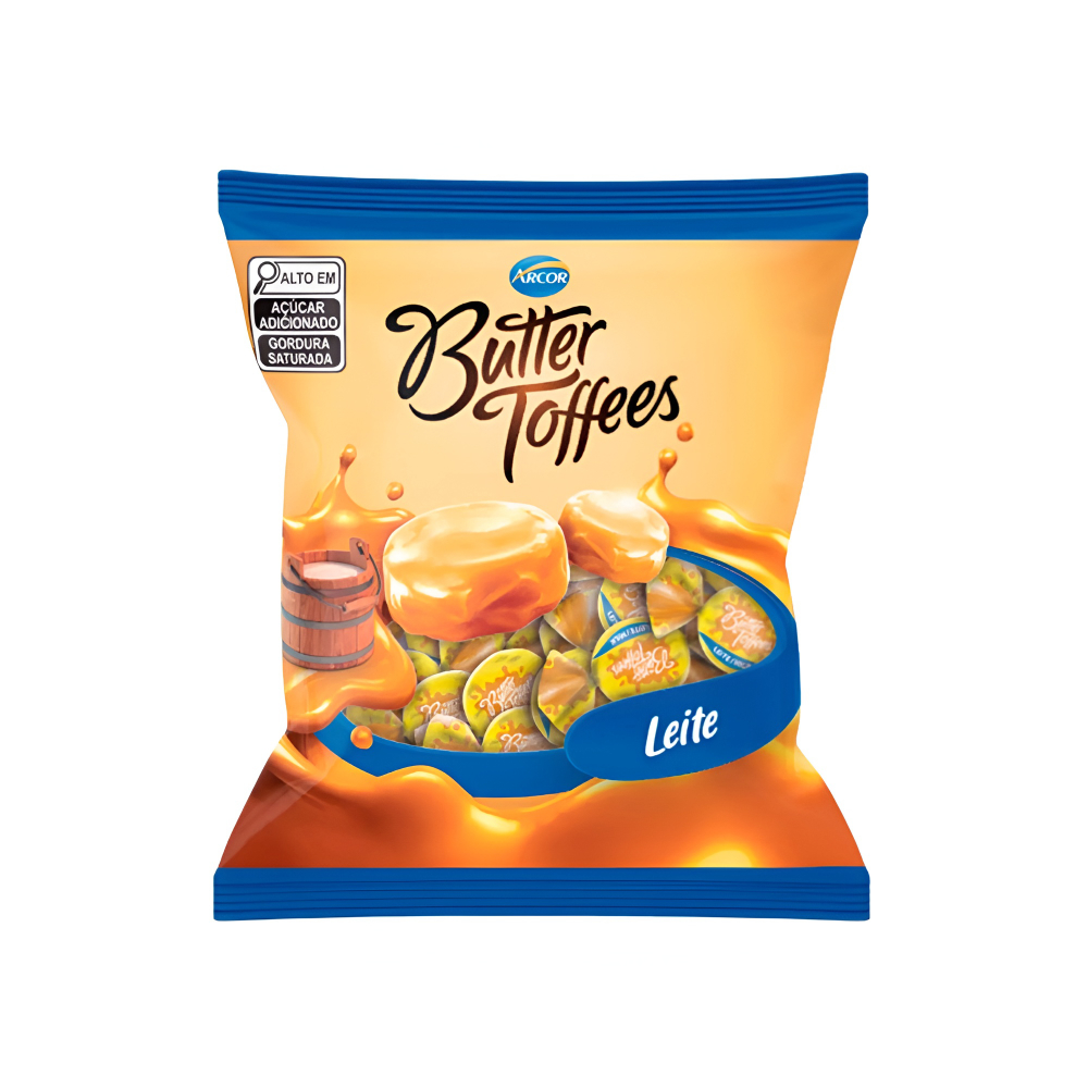 Arcor Bala Butter Toffee Leite 100g