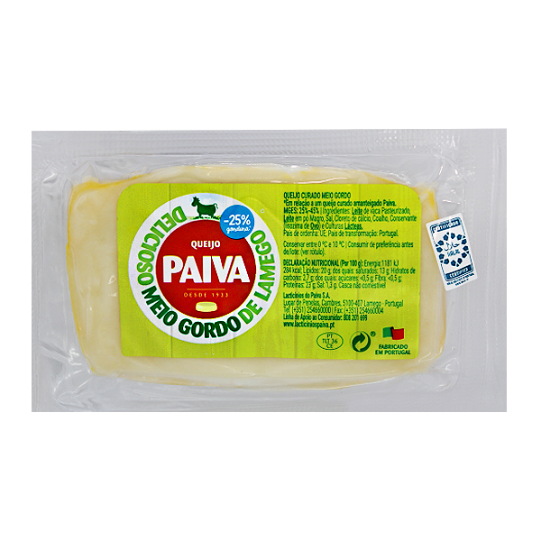 Paiva Queijo Meio Gordo 250g