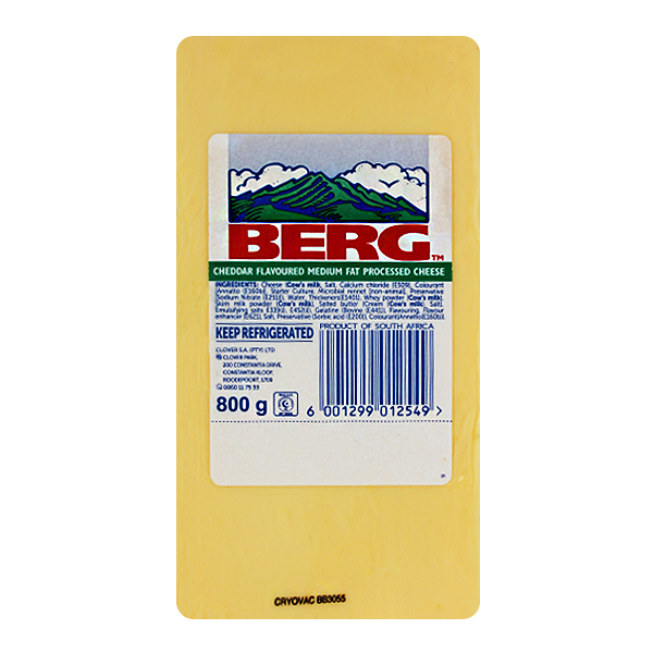 Queijo Berg 800g Cheddar