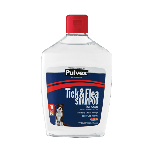 Pulvex Tick&Flea Shampoo For Dogs 200ml