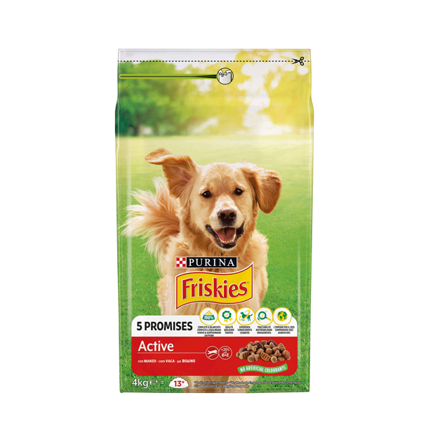 Purina Friskies Active Comida De Cao 4kg