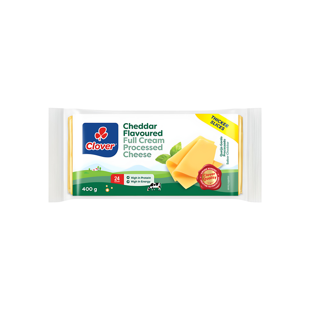 Clover Queijo Cheddar Full Cream 400g