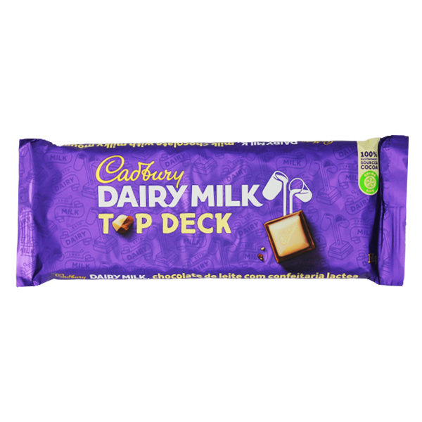Cadburry Chocolate Dairy Milk Top Deck 105g
