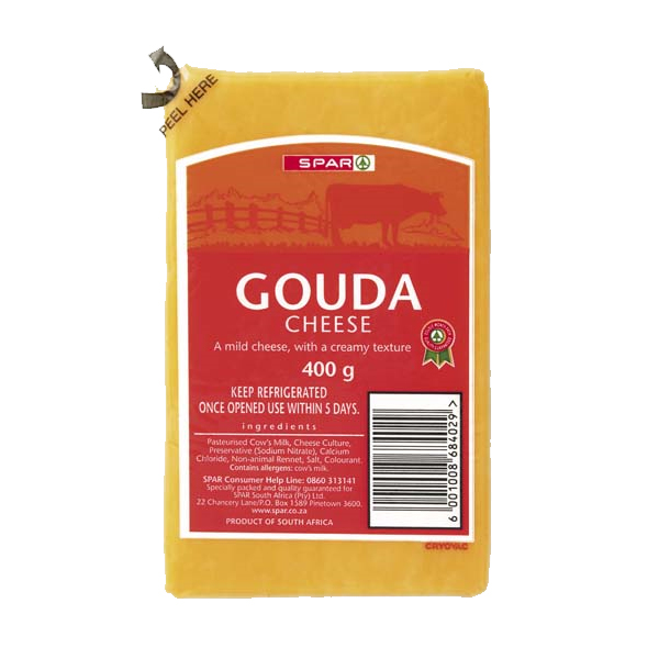 Spar Cheese Gouda 400Gr