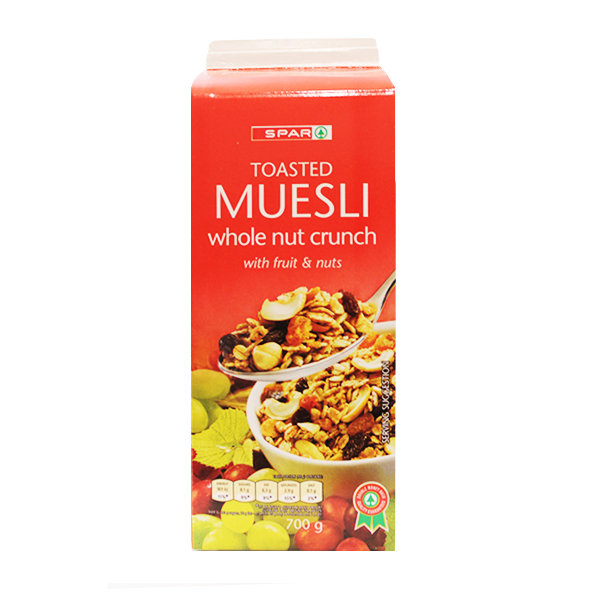 Spar Toasted Muesli Whole Nut Crunch 700Gr