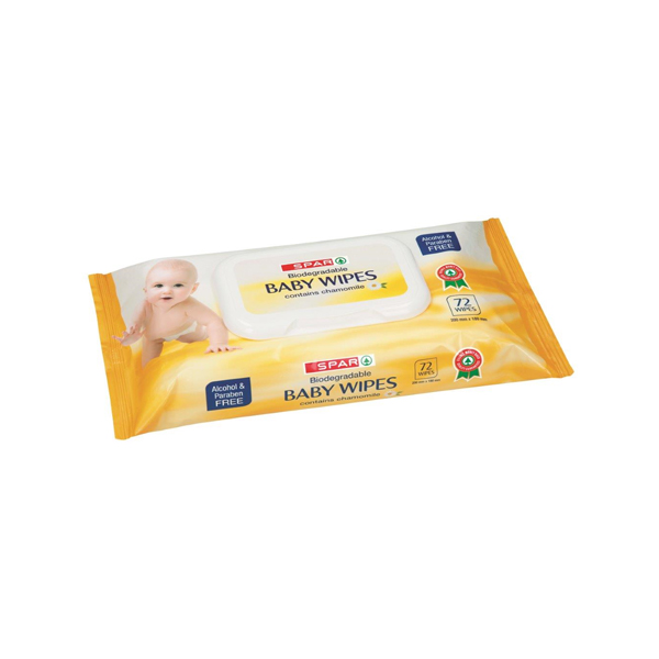 Spar Baby Wipes 72 P