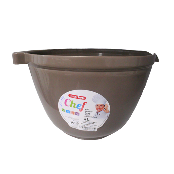 Plasticforte Bacia Multiusos 4L Castanho 1186123