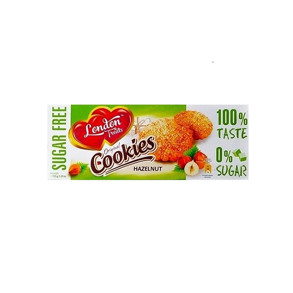 London Treats Orig Cookies Hazelnut 150g