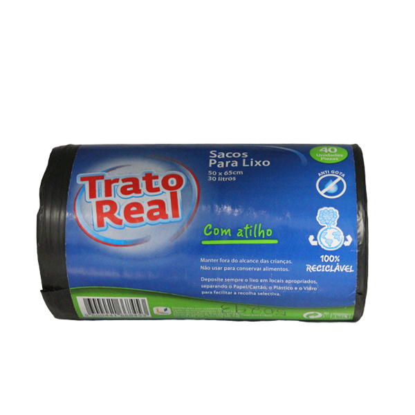 Trato Real Saco De Lixo 30L 50*65Cm