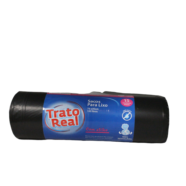 Trato Real Saco Lixo 100L 76*95Cm