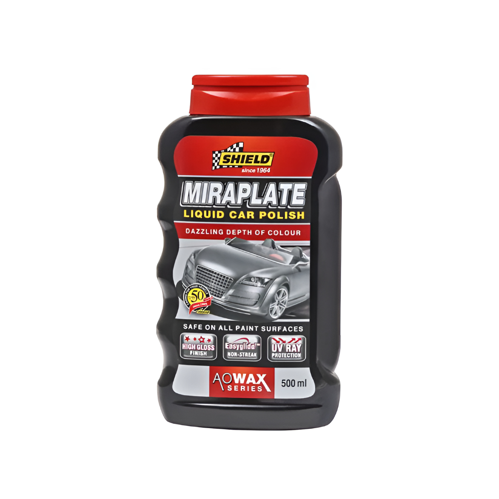 Cera Líquida De Polimento De Carro Shield Miraplate 500ml