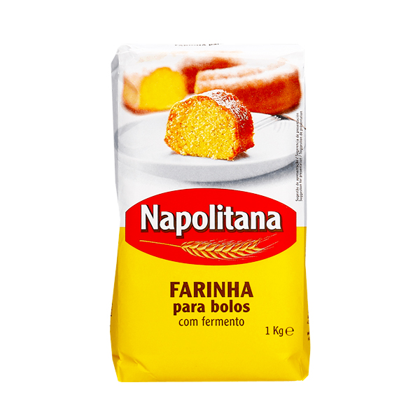 Napolitana Farinha P/Bolos C/Fermento 1kg