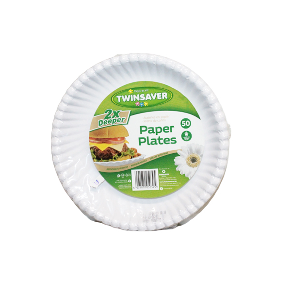 Twinsaver Pratos Descartaveis 50S