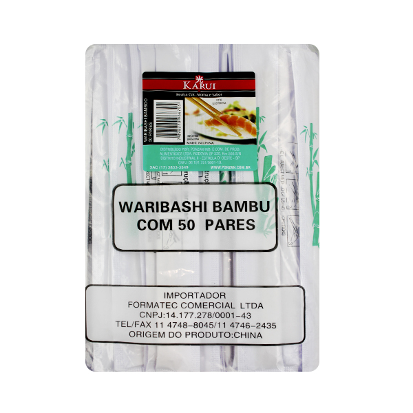 Karui Waribashi Bambu 50Pcs