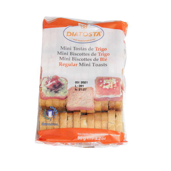 Diatosta Mini Tostas De Trigo Normal 90Gr