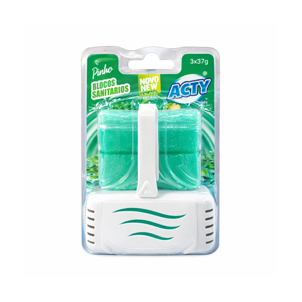 Acty Bloco S?Lido Sanitario Pinho 37g + 2’S