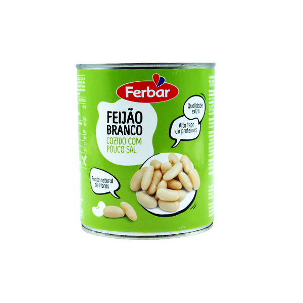 Ferbar Feijao Branco 820g