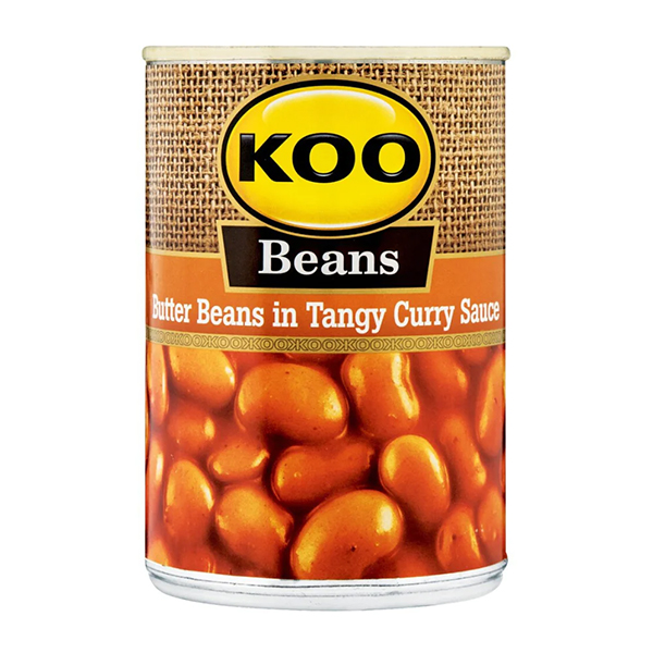 Koo Butter Beans In Curry 410Gr