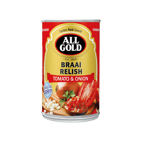 All Gold Tomate Onion Relish Braai 410g