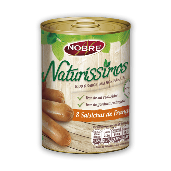 Nobre Salsichas De Frango 360g