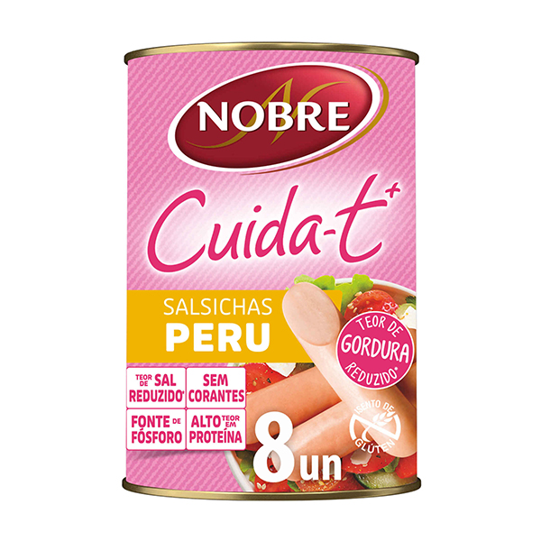 Nobre Salsichas De Peru Cuida-T+360Gr