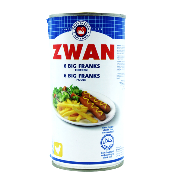 Zwan Big Franks Chicken 560Gr