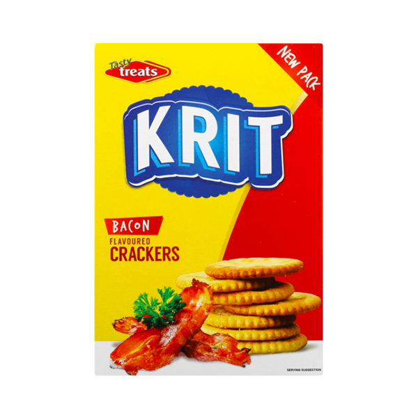Tasty Treats Bacon Crackers 150g