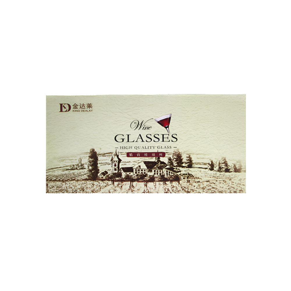 King Dealay Wine Glass Cup Jr1005 6Pcs