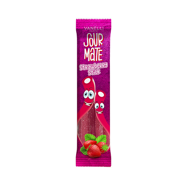 Vanelli Sour Mate Strawberry Stick 16g