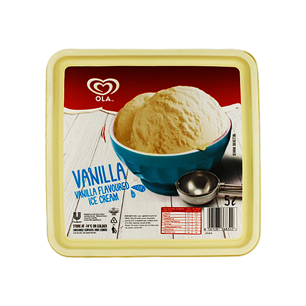Ola Gelado De Baunilha 5L