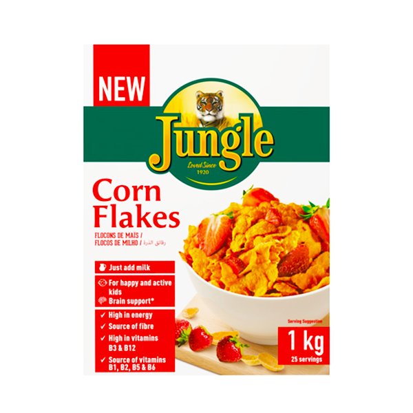 Jungle Corn Flakes Strawberry 1kg