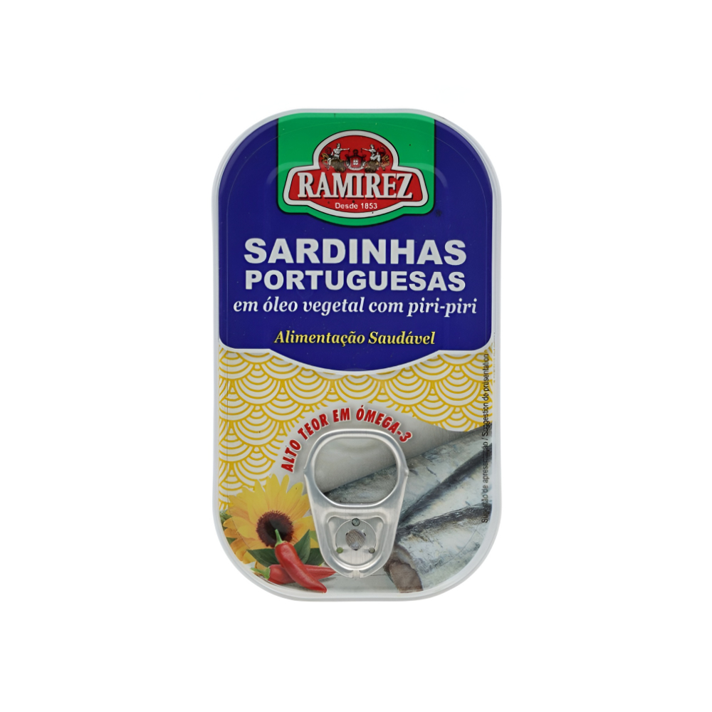 Ramirez Sardinhas Oleo Vegetal Picante 125g