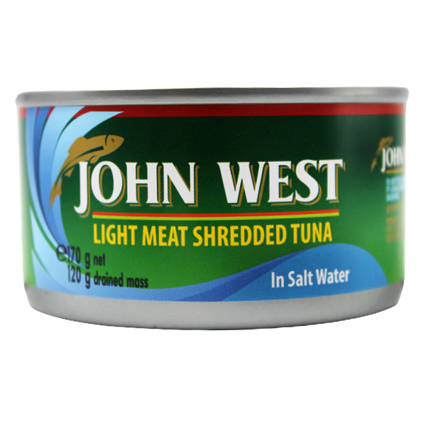 John West Shredded Tuna In Salt Water 120g