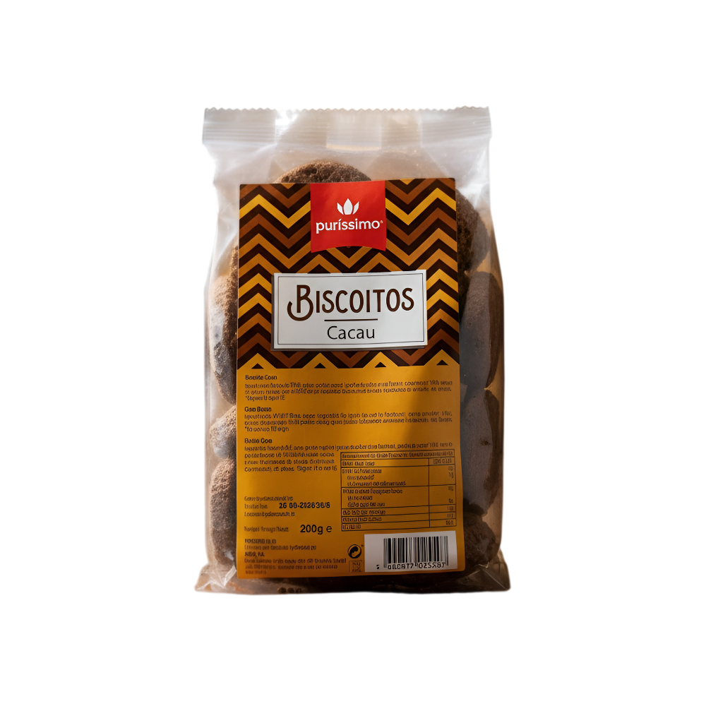 Purissimo Biscoitos Cacau 200g