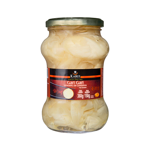 Karui Gari Gari Gengibre Em Conserva 360Gr