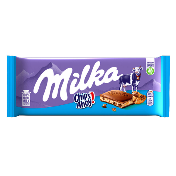 Milka Chocolate Chips Ahoy 100Gr