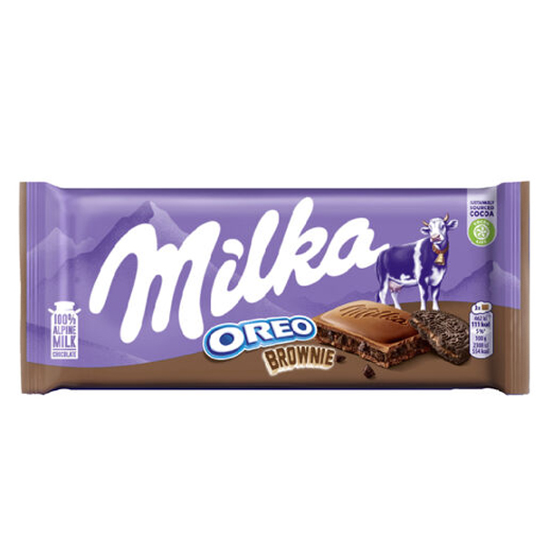 Milka Chocolate Oreo Brownie 100Gr