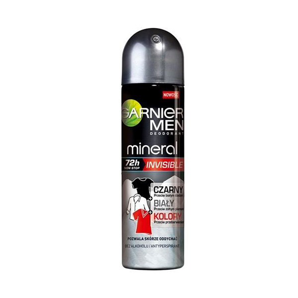 Garnier Men Spray Invisible 150ml
