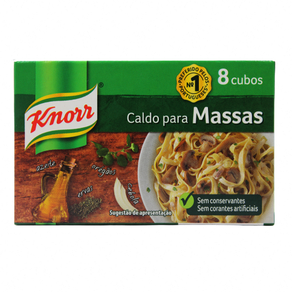 Knorr Caldo P/Massas Cubos – 8 Cubos 80 g