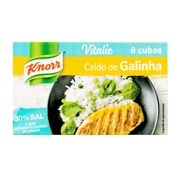 Knorr Caldo De Galinha Vitalie 8S 80Gr