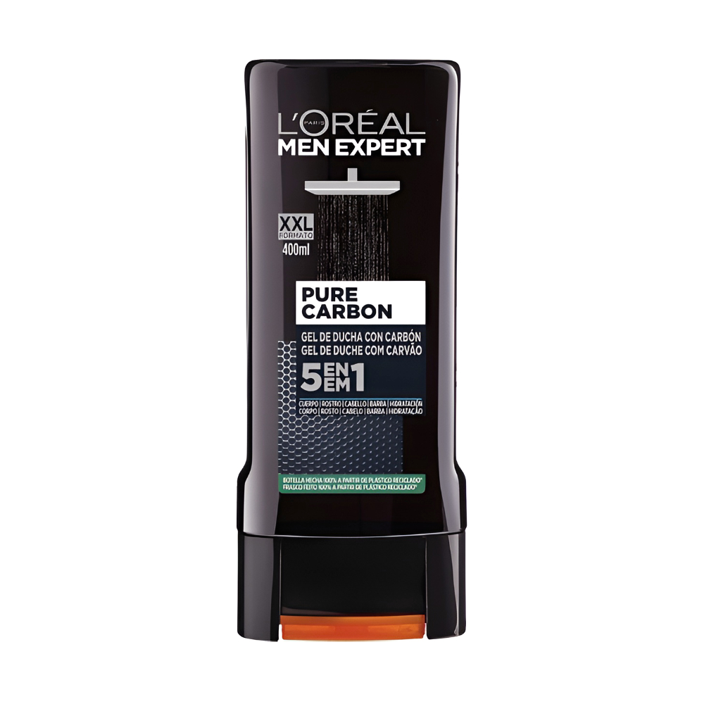 L’oreal Men Expert Gel Duche Pure Carvao 400ml