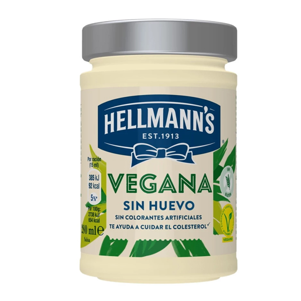 Hellmanns Vegana Sem Ovo 270Gr
