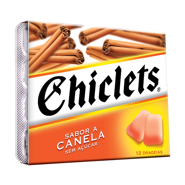 Chiclete Sabor A Canela Sem Acucar 16.8g