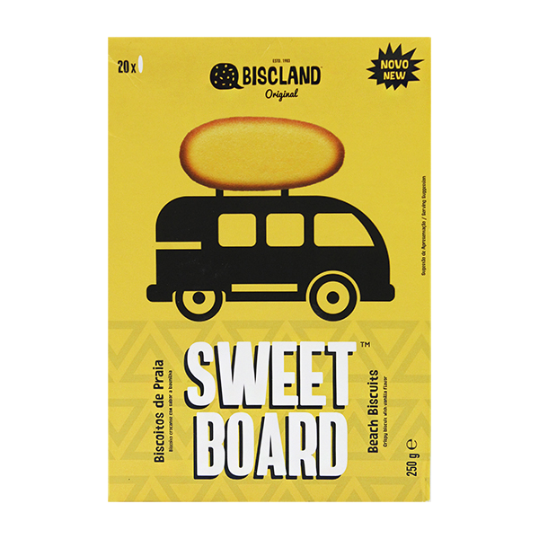 Biscland Biscoitos De Praia Vanilla 250Gr
