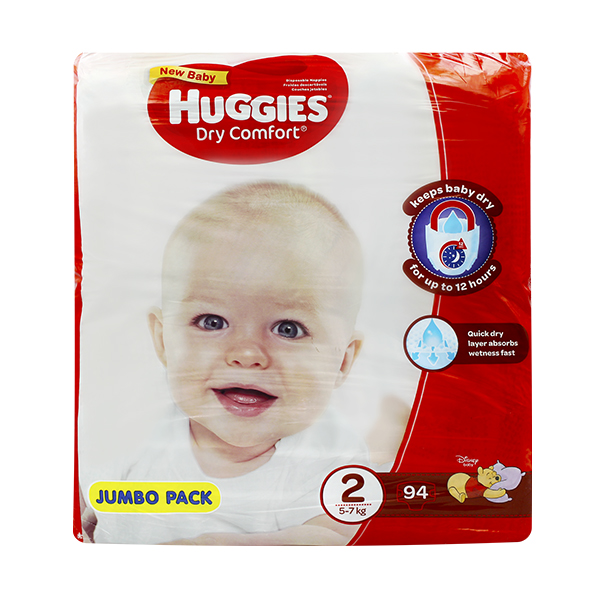 Huggies Dry Comfort Jumbo Pack 5-7kg
