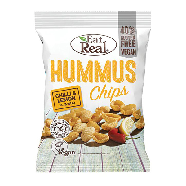 Eat Real Hummus Chips Chilli Lemon 45g